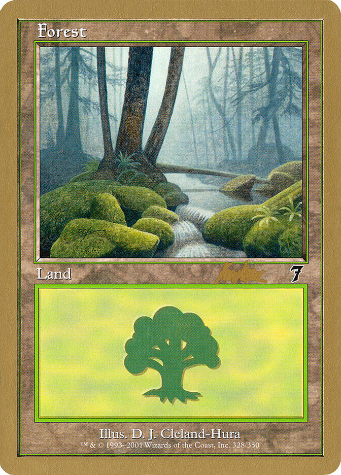Forest (328) (Brian Kibler) [World Championship Decks 2002] | Good Games Cannington