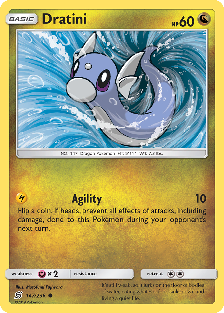 Dratini (147/236) [Sun & Moon: Unified Minds] | Good Games Cannington
