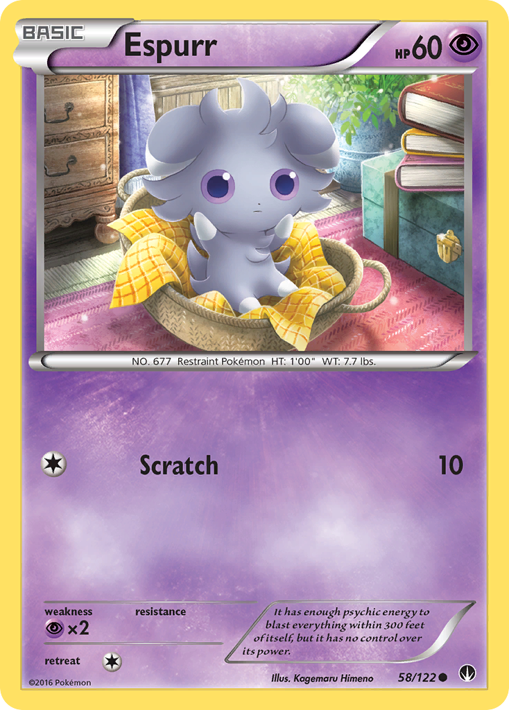 Espurr (58/122) [XY: BREAKpoint] | Good Games Cannington