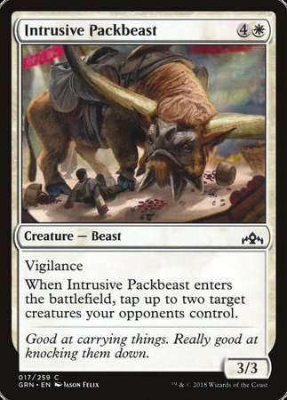 Intrusive Packbeast [Guilds of Ravnica] | Good Games Cannington