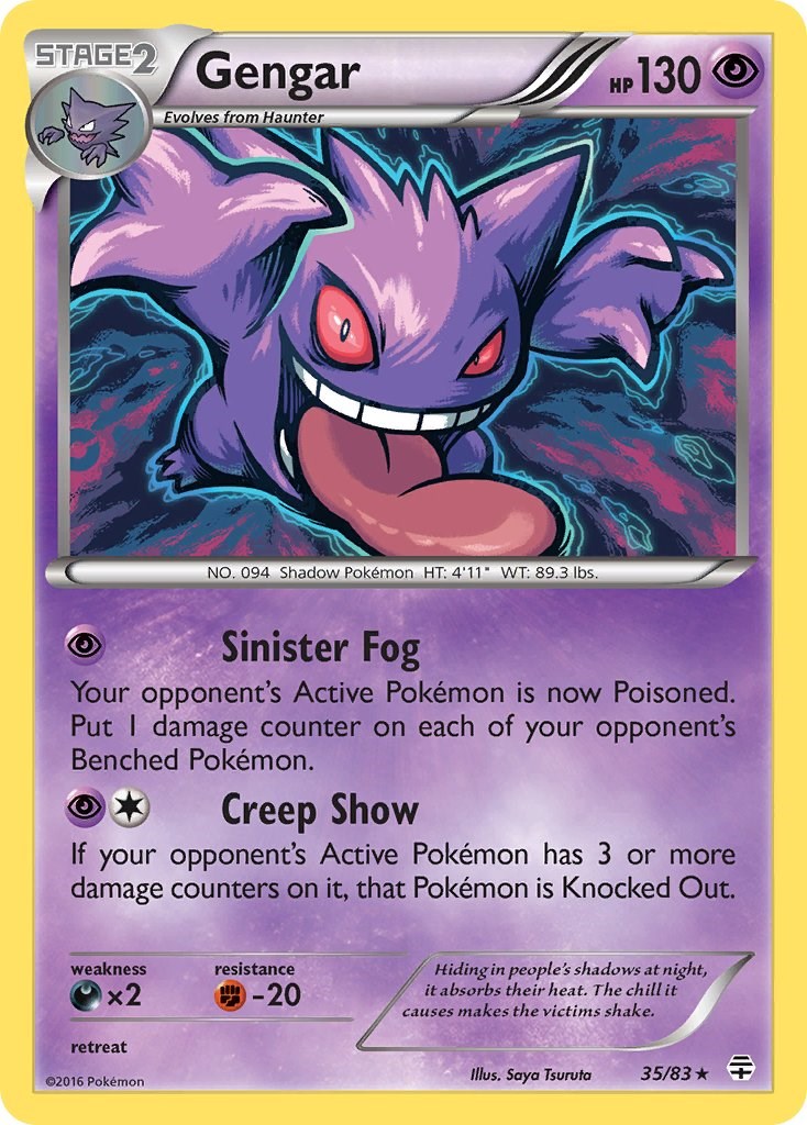 Gengar (35/83) (Cosmos Holo) [XY: Generations] | Good Games Cannington