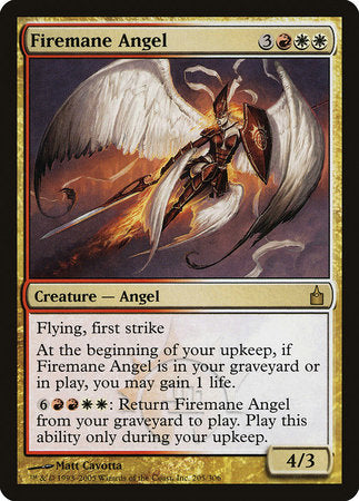 Firemane Angel [Ravnica: City of Guilds] | Good Games Cannington