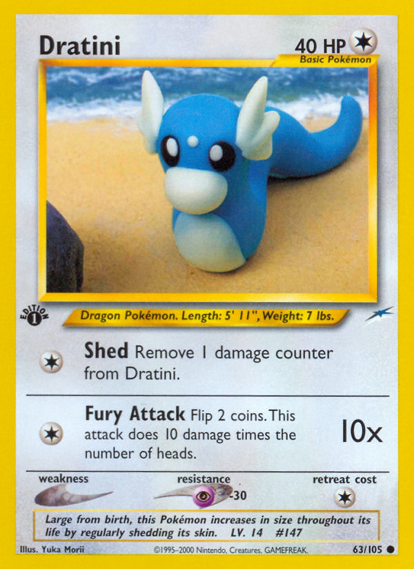 Dratini (63/105) [Neo Destiny 1st Edition] | Good Games Cannington
