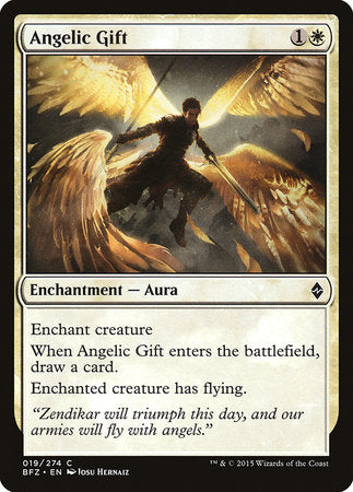 Angelic Gift [Battle for Zendikar] | Good Games Cannington
