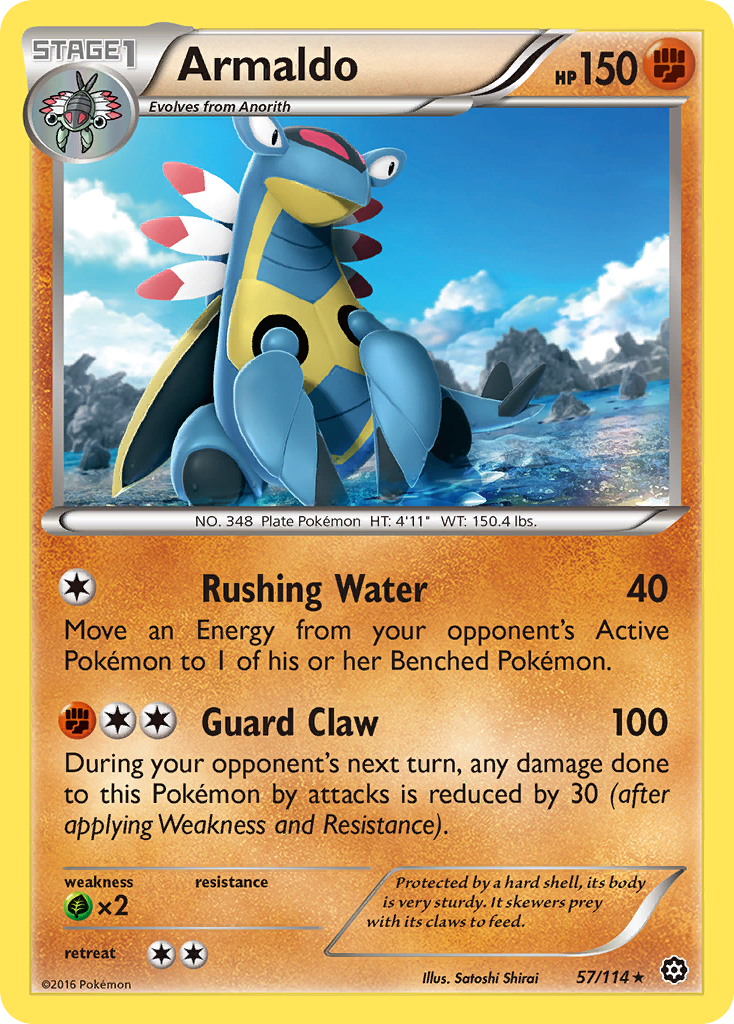 Armaldo (57/114) [XY: Steam Siege] | Good Games Cannington