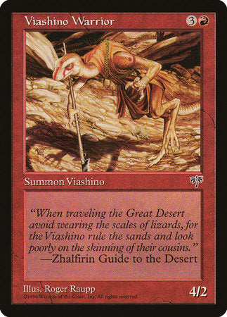 Viashino Warrior [Mirage] | Good Games Cannington