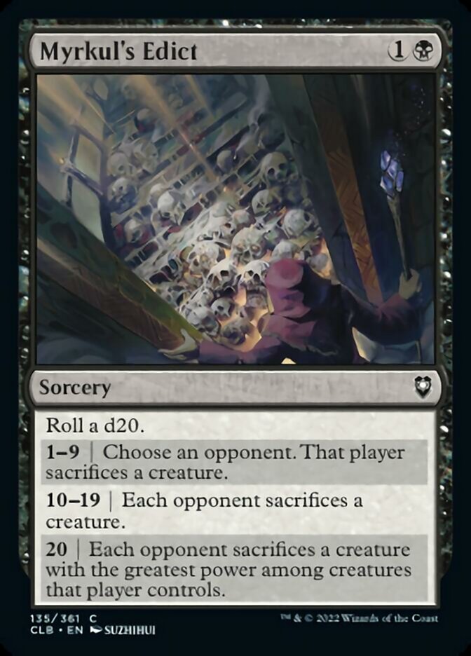 Myrkul's Edict [Commander Legends: Battle for Baldur's Gate] | Good Games Cannington
