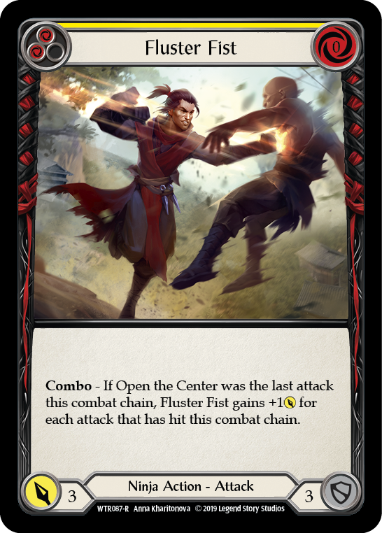 Fluster Fist (Yellow) [WTR087-R] Alpha Print Normal | Good Games Cannington