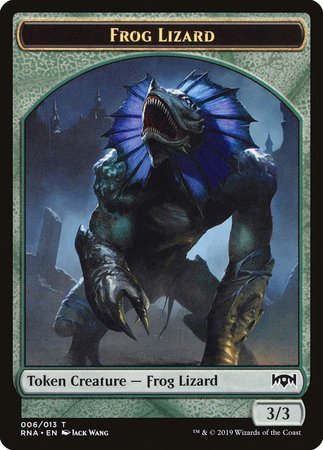 Frog Lizard Token [Ravnica Allegiance Tokens] | Good Games Cannington