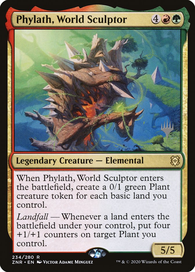 Phylath, World Sculptor (Promo Pack) [Zendikar Rising Promos] | Good Games Cannington