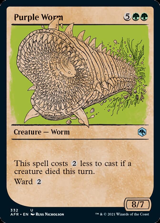 Purple Worm (Showcase) [Dungeons & Dragons: Adventures in the Forgotten Realms] | Good Games Cannington