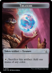 Treasure // Gremlin Double-Sided Token [March of the Machine Commander Tokens] | Good Games Cannington