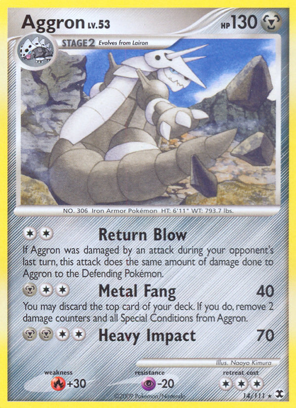 Aggron (14/111) [Platinum: Rising Rivals] | Good Games Cannington