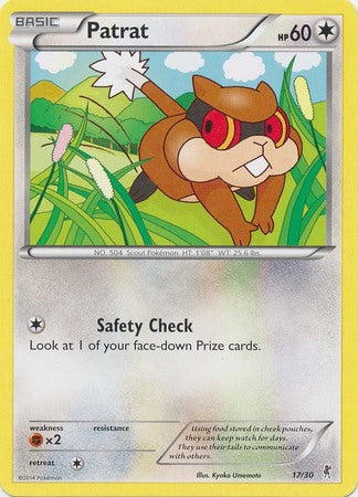 Patrat (17/30) [XY: Trainer Kit 1 - Bisharp] | Good Games Cannington