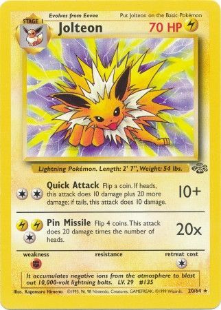 Jolteon (20/64) [Jungle Unlimited] | Good Games Cannington