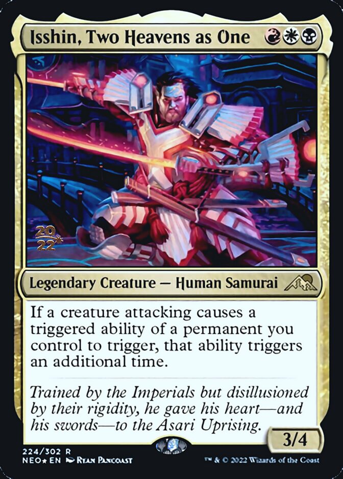 Isshin, Two Heavens as One [Kamigawa: Neon Dynasty Prerelease Promos] | Good Games Cannington