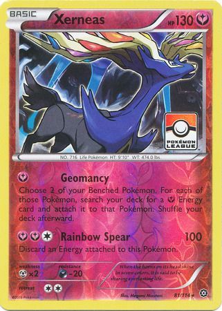 Xerneas (81/114) (Steam Siege League Promo) [XY: Steam Siege] | Good Games Cannington