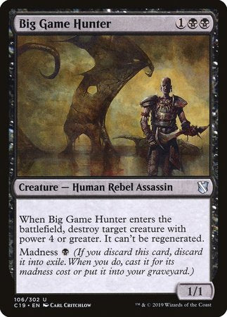 Big Game Hunter [Commander 2019] | Good Games Cannington
