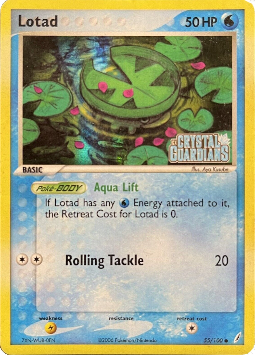 Lotad (055/100) (Theme Deck Exclusive) [EX: Crystal Guardians] | Good Games Cannington