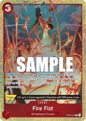 Fire Fist (Alternate Art) [Pillars of Strength] | Good Games Cannington