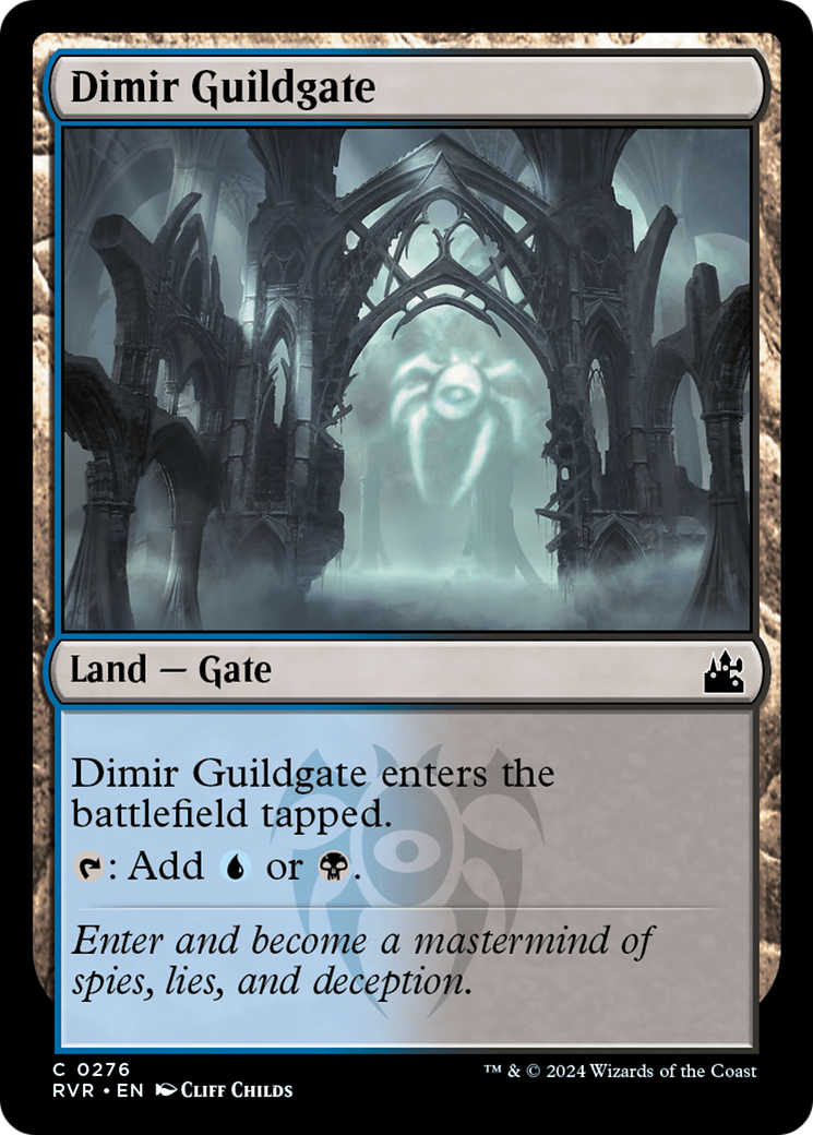 Dimir Guildgate [Ravnica Remastered] | Good Games Cannington