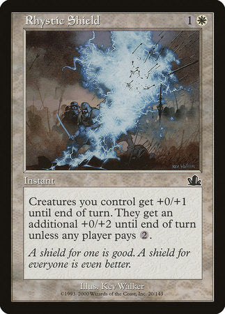 Rhystic Shield [Prophecy] | Good Games Cannington