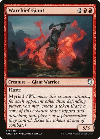 Warchief Giant [Commander Anthology Volume II] | Good Games Cannington