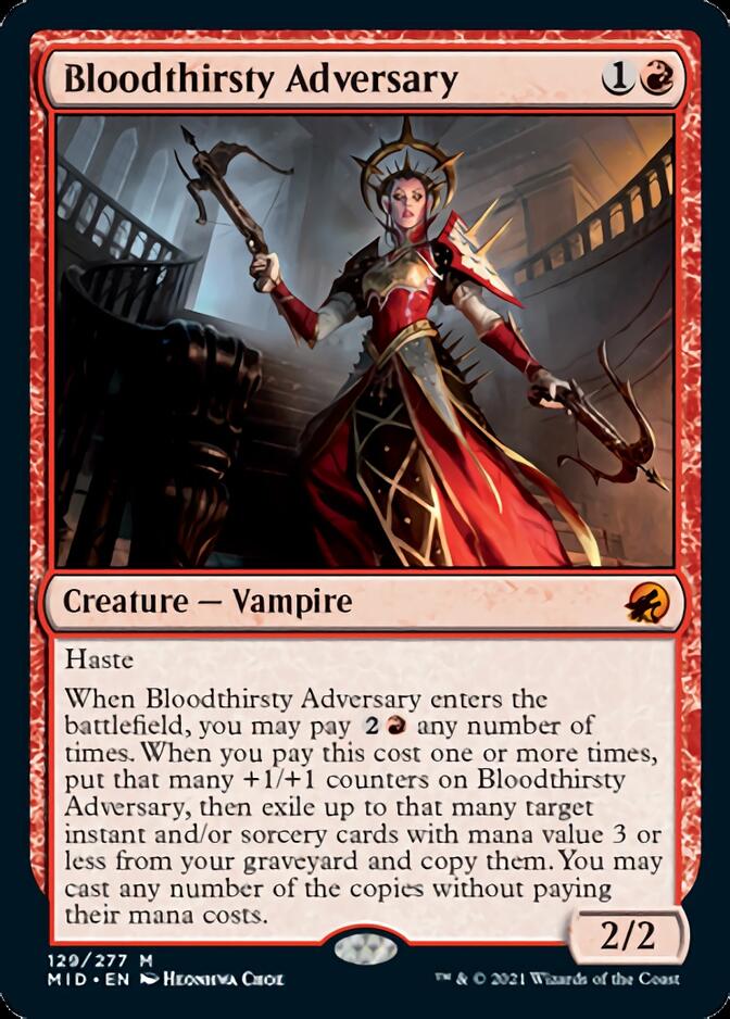 Bloodthirsty Adversary [Innistrad: Midnight Hunt] | Good Games Cannington