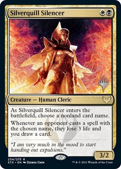 Silverquill Silencer (Promo Pack) [Strixhaven: School of Mages Promos] | Good Games Cannington