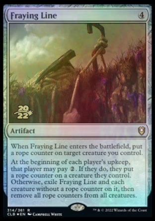 Fraying Line [Commander Legends: Battle for Baldur's Gate Prerelease Promos] | Good Games Cannington