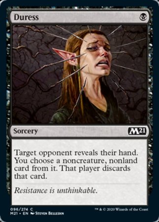 Duress [Core Set 2021] | Good Games Cannington