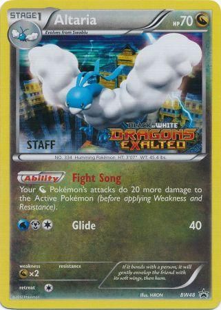 Altaria (BW48) (Staff Prerelease Promo) [Black & White: Black Star Promos] | Good Games Cannington