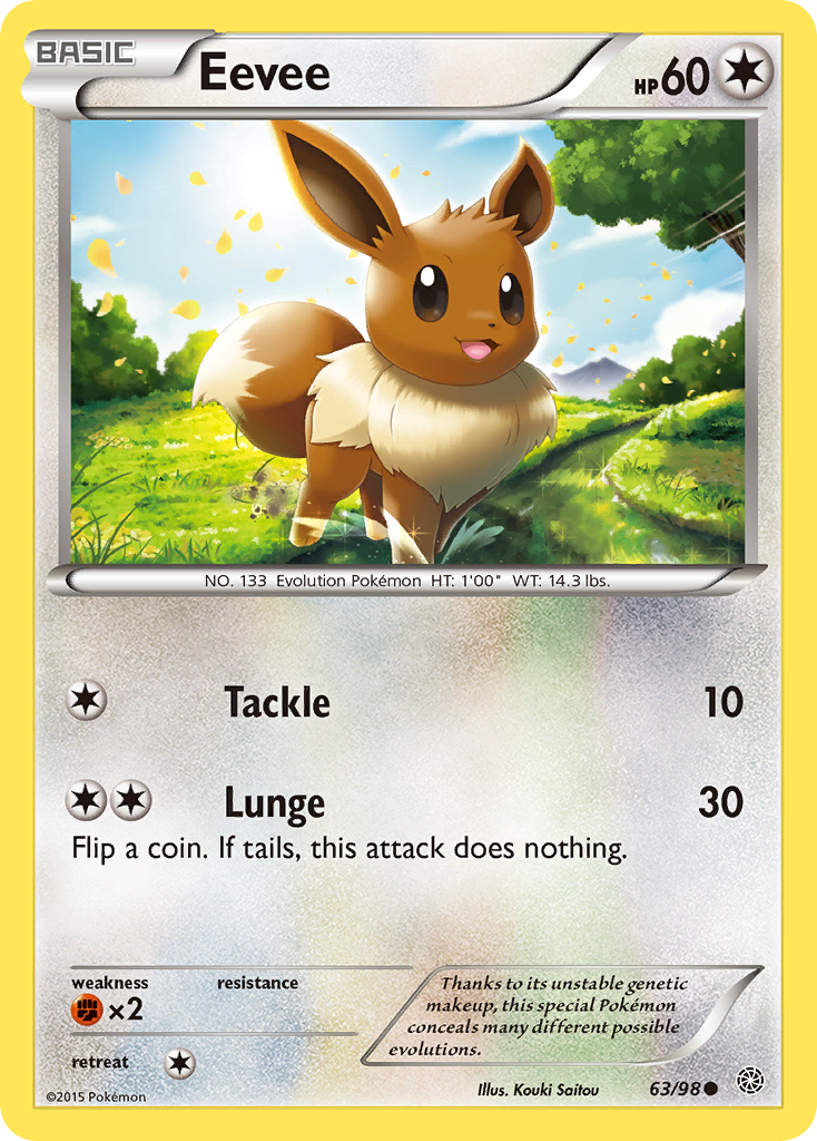 Eevee (63/98) [XY: Ancient Origins] | Good Games Cannington