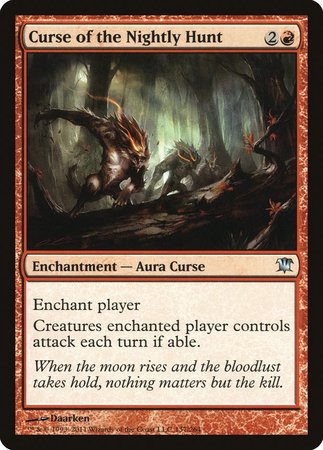 Curse of the Nightly Hunt [Innistrad] | Good Games Cannington
