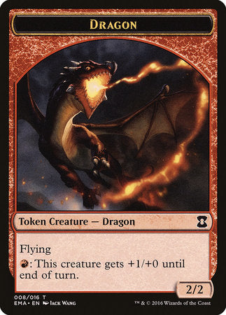 Dragon Token [Eternal Masters Tokens] | Good Games Cannington