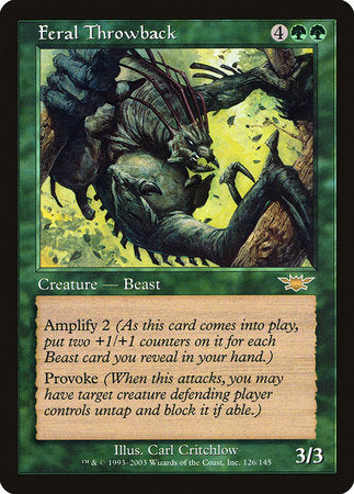 Feral Throwback [Legions] | Good Games Cannington
