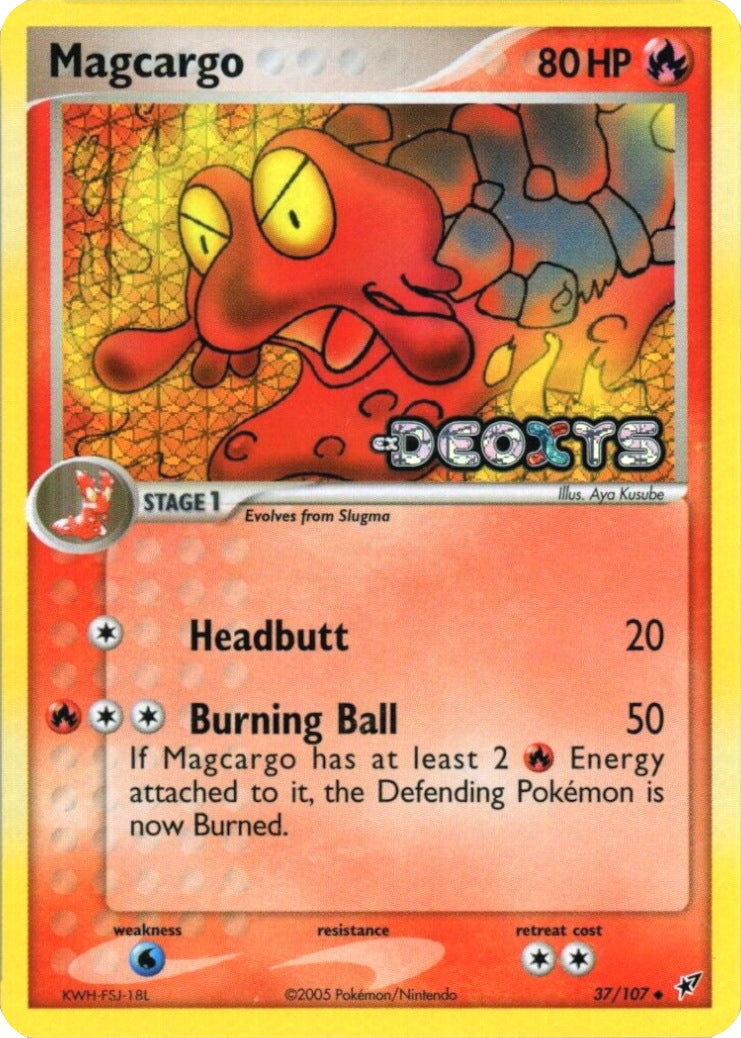 Magcargo (37/107) (Stamped) [EX: Deoxys] | Good Games Cannington