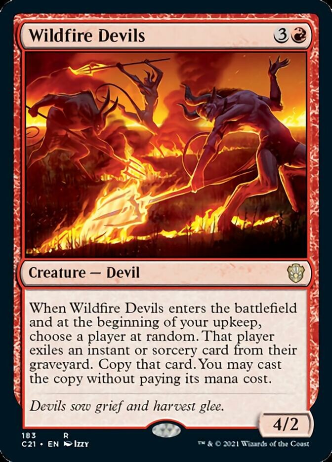 Wildfire Devils [Commander 2021] | Good Games Cannington