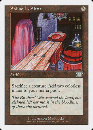 Ashnod's Altar [Classic Sixth Edition] | Good Games Cannington