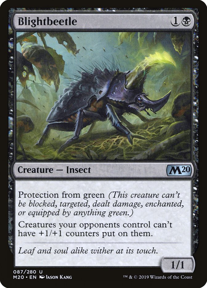 Blightbeetle [Core Set 2020] | Good Games Cannington