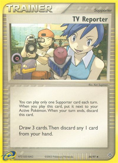 TV Reporter (88/97) [EX: Dragon] | Good Games Cannington
