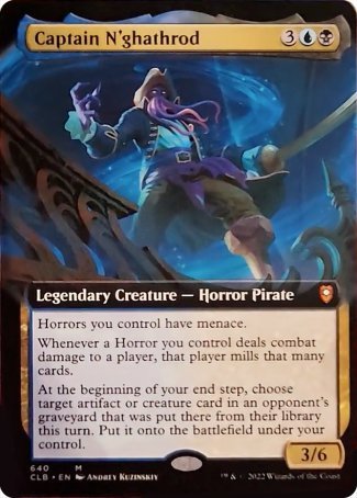 Captain N'ghathrod (Extended Art) [Commander Legends: Battle for Baldur's Gate] | Good Games Cannington