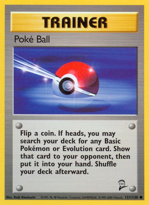 Poke Ball (121/130) [Base Set 2] | Good Games Cannington