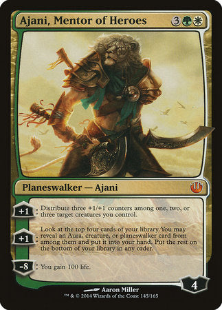 Ajani, Mentor of Heroes [Journey into Nyx] | Good Games Cannington