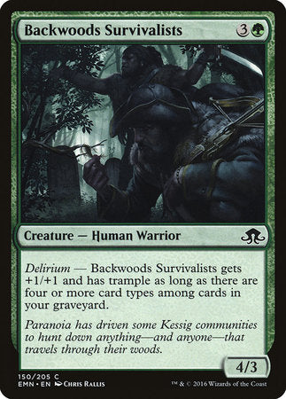 Backwoods Survivalists [Eldritch Moon] | Good Games Cannington