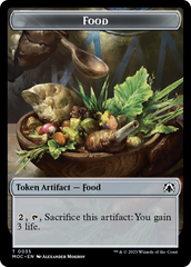 Food // Replicated Ring Double-Sided Token [March of the Machine Commander Tokens] | Good Games Cannington