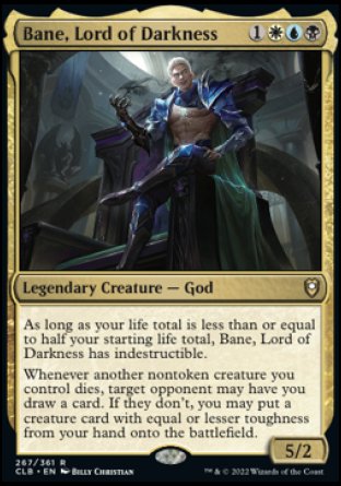 Bane, Lord of Darkness [Commander Legends: Battle for Baldur's Gate] | Good Games Cannington