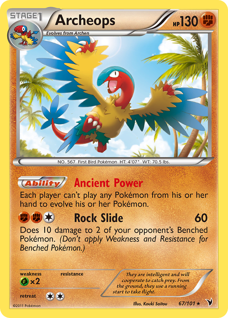 Archeops (67/101) [Black & White: Noble Victories] | Good Games Cannington