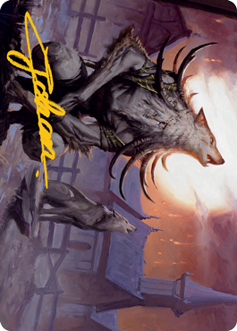 Lord of the Ulvenwald Art Card (Gold-Stamped Signature) [Innistrad: Midnight Hunt Art Series] | Good Games Cannington