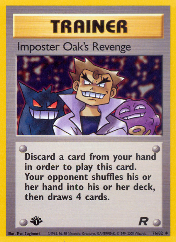 Imposter Oak's Revenge (76/82) [Team Rocket 1st Edition] | Good Games Cannington